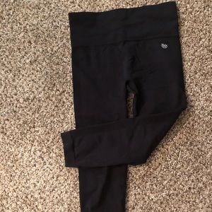 Pair of black crop leggings from forever 21